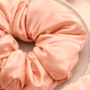 AMBERSPACE Colet Rellenado 100% Seda de Morera 22 Momme Oro Rosa